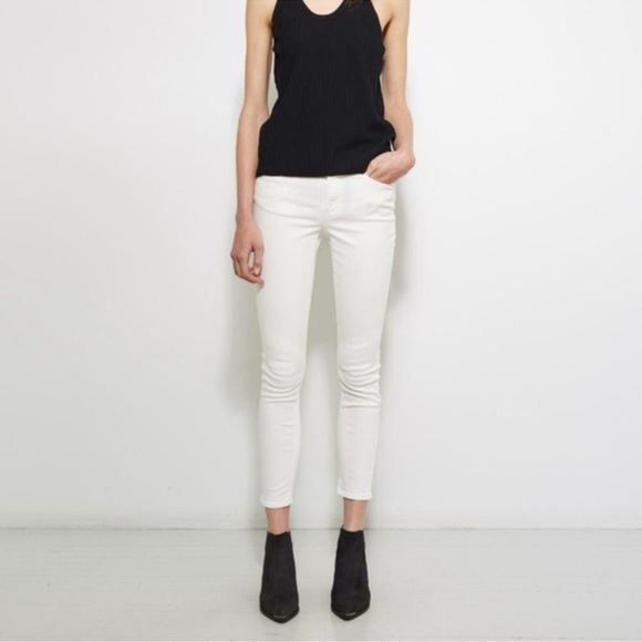 Acne‎ Studios Skin 5 White Denim Vintage Skinny Jeans Size 26 - Picture 1 of 8